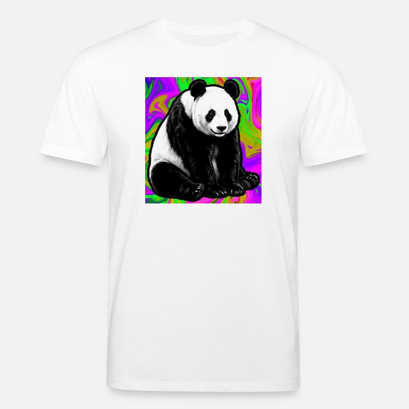 panda - T-shirt bio CREATOR Stanley/Stella Unisexe - blanc