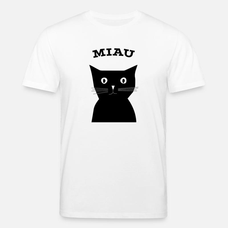 Katze - Stanley/Stella Unisex Bio-T-Shirt CREATOR  - Weiß