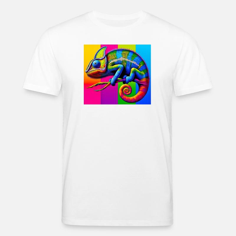 caméléon - T-shirt bio CREATOR Stanley/Stella Unisexe - blanc