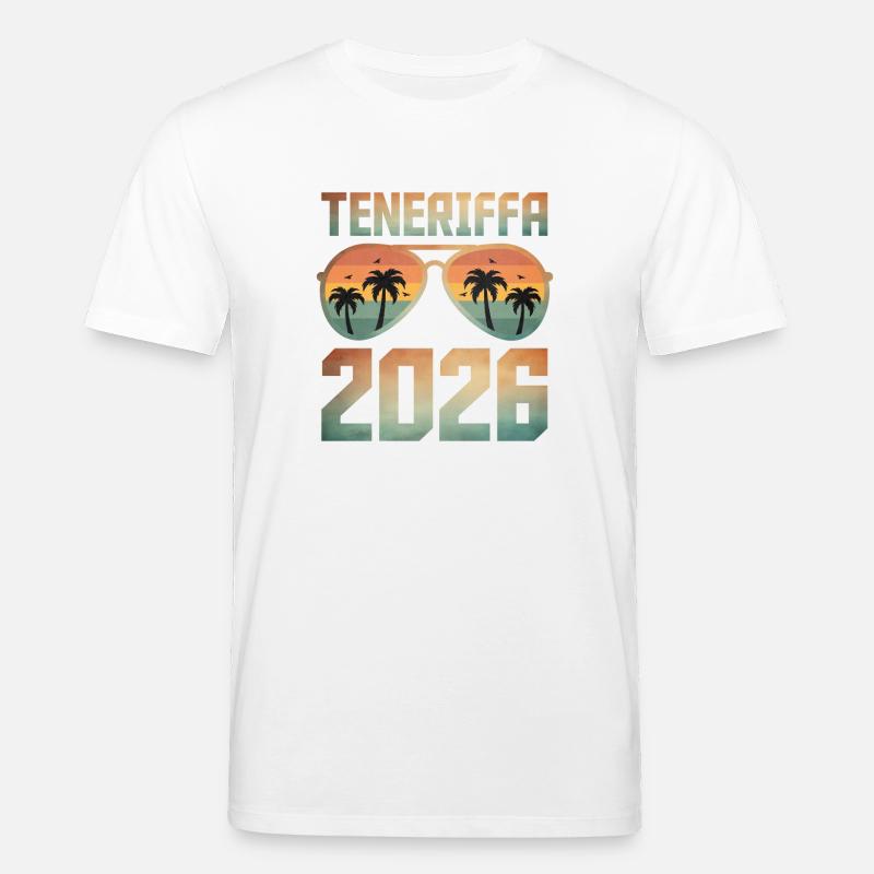 Teneriffa 2026 - Stanley/Stella Unisex Bio-T-Shirt CREATOR  - Weiß