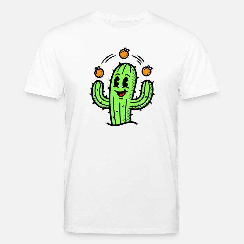 Un cactus avec un vrai talent - T-shirt bio CREATOR Stanley/Stella Unisexe - blanc