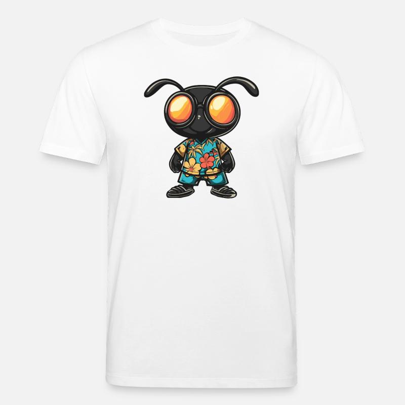 Ameise Comic Urlaub - Stanley/Stella Unisex Bio-T-Shirt CREATOR  - Weiß