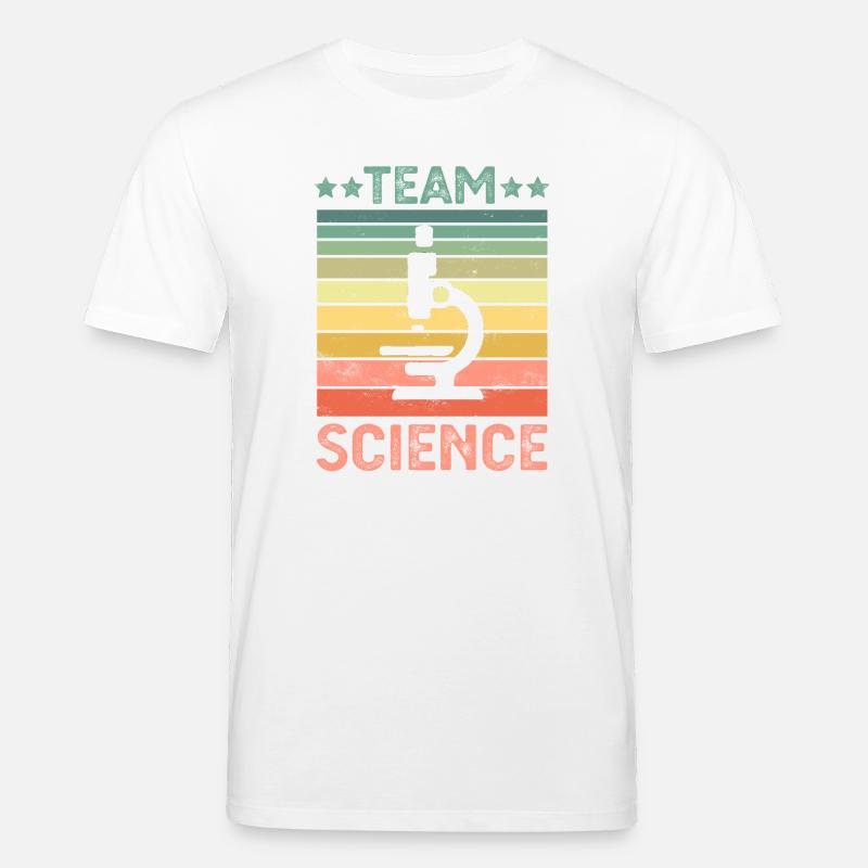 Science d’équipe - T-shirt bio CREATOR Stanley/Stella Unisexe - blanc