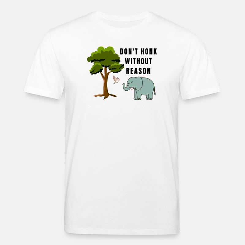 N’t_honk - T-shirt bio CREATOR Stanley/Stella Unisexe - blanc