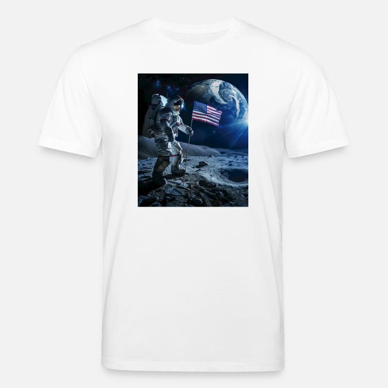 astronaute - T-shirt bio CREATOR Stanley/Stella Unisexe - blanc