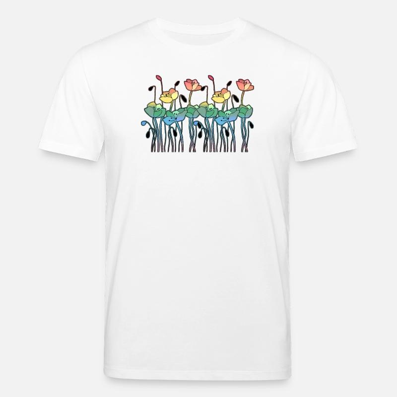 Fleur - T-shirt bio CREATOR Stanley/Stella Unisexe - blanc