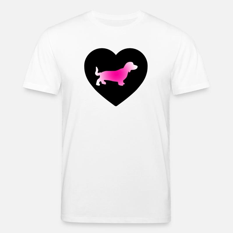 Teckel - T-shirt bio CREATOR Stanley/Stella Unisexe - blanc