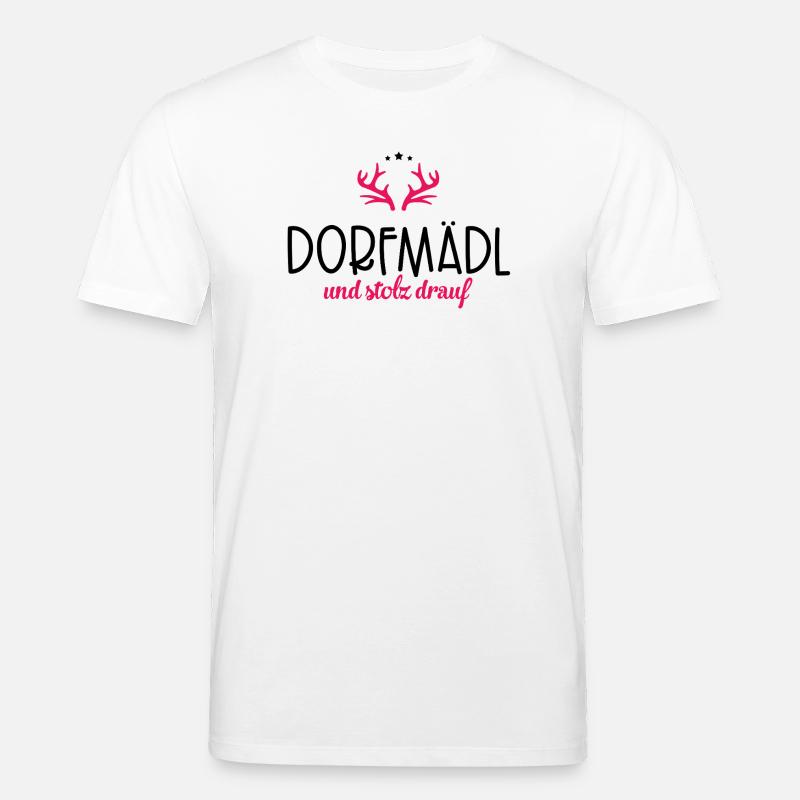 Dorfmädl - T-shirt bio CREATOR Stanley/Stella Unisexe - blanc