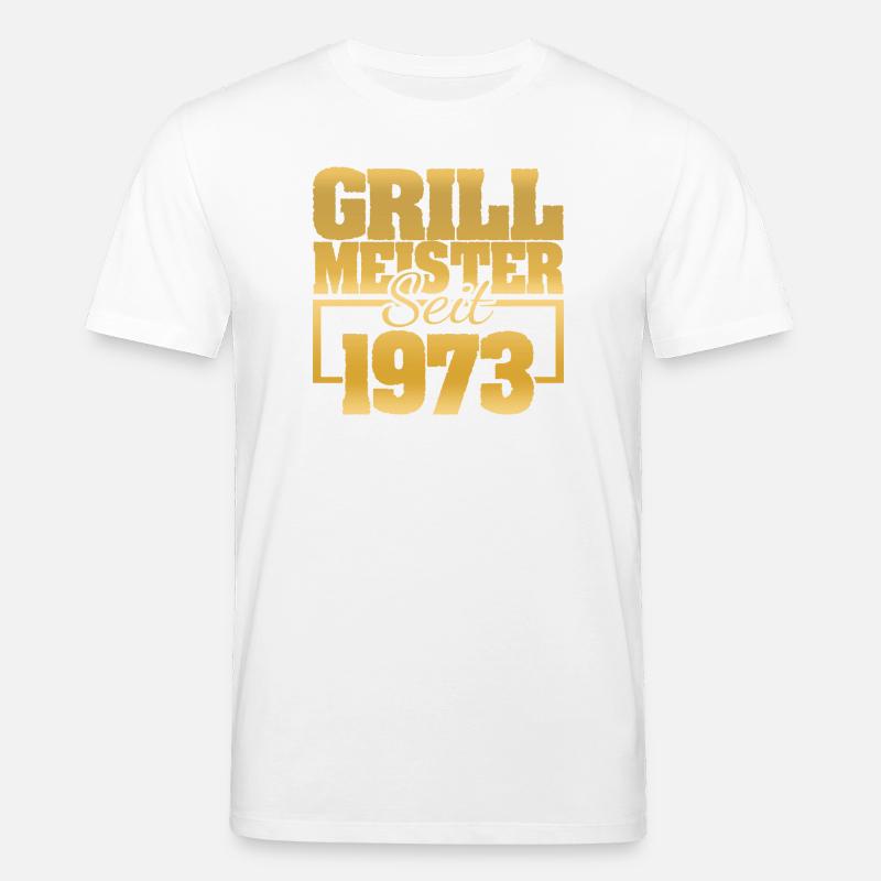 Barbecue 1973 - T-shirt bio CREATOR Stanley/Stella Unisexe - blanc