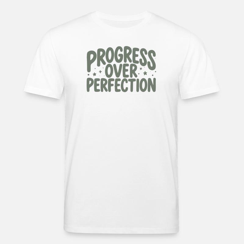 Fortschritt zählt | Motivation - Stanley/Stella Unisex Bio-T-Shirt CREATOR - Weiß