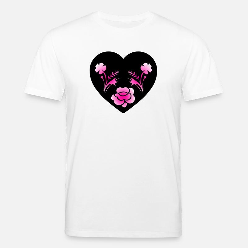 Blumen - Stanley/Stella Unisex Bio-T-Shirt CREATOR  - Weiß