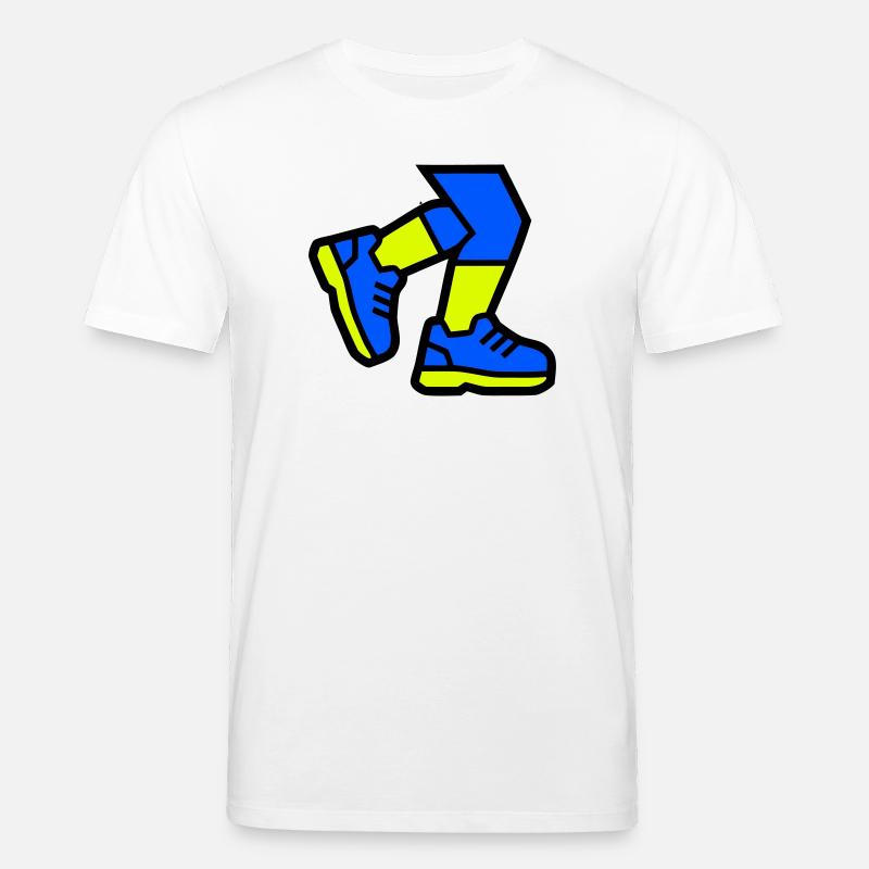 Dynamic Runner Legs Jogging - Stanley/Stella CREATOR Unisex Organic T-Shirt - white