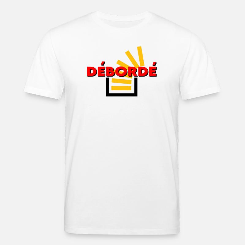 Débordé - T-shirt bio CREATOR Stanley/Stella Unisexe - blanc