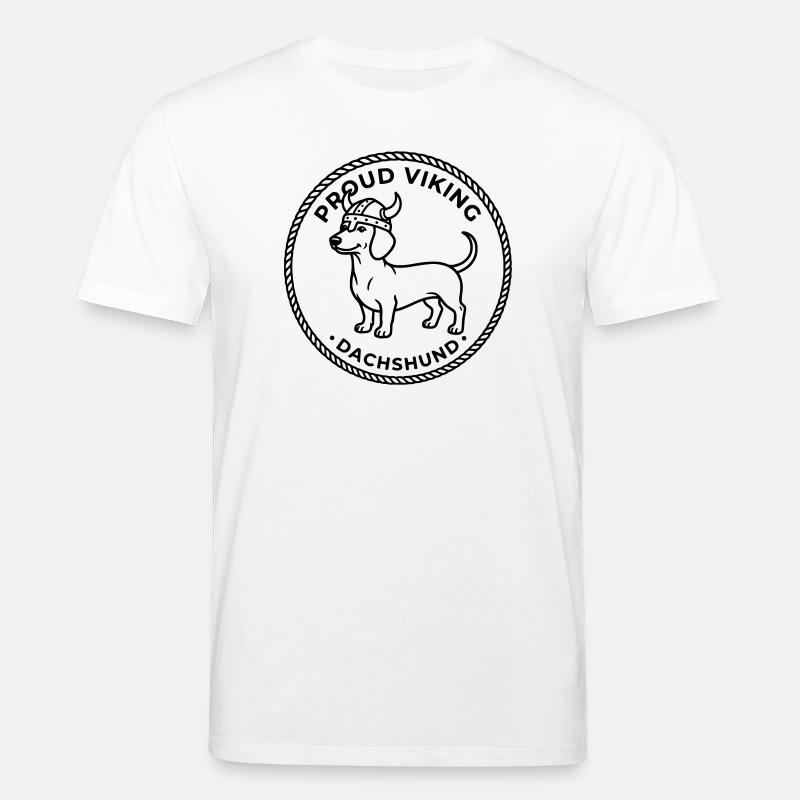 dackel wikinger stolz - Stanley/Stella Unisex Bio-T-Shirt CREATOR  - Weiß