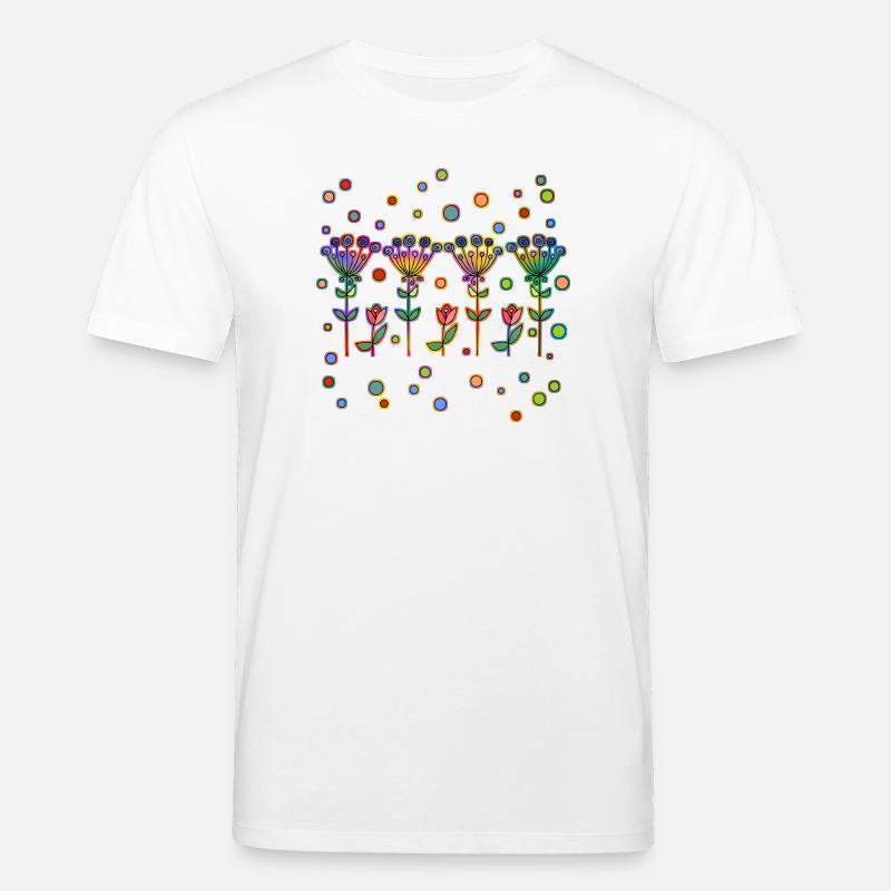 Fleur - T-shirt bio CREATOR Stanley/Stella Unisexe - blanc