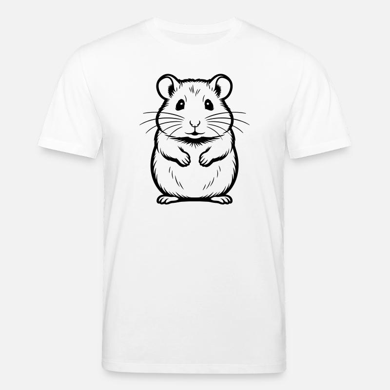 hamster - T-shirt bio CREATOR Stanley/Stella Unisexe - blanc