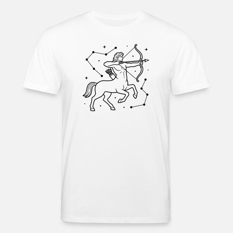 Signe du Sagittaire - T-shirt bio CREATOR Stanley/Stella Unisexe - blanc