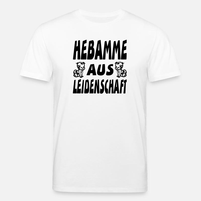 Hebamme - Stanley/Stella Unisex Bio-T-Shirt CREATOR  - Weiß
