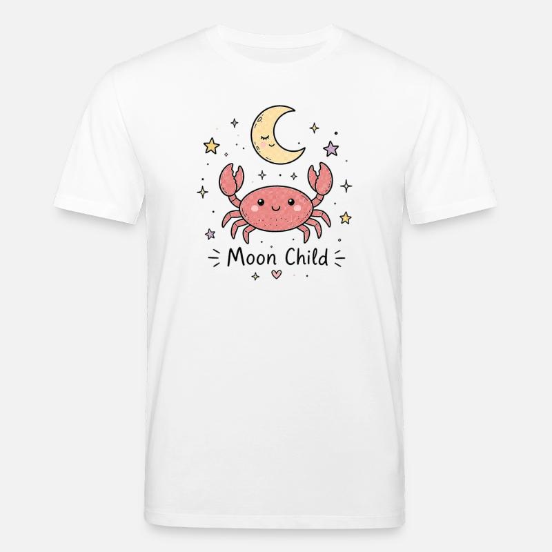 Astro-Krebs – Moon Child - Stanley/Stella Unisex Bio-T-Shirt CREATOR  - Weiß