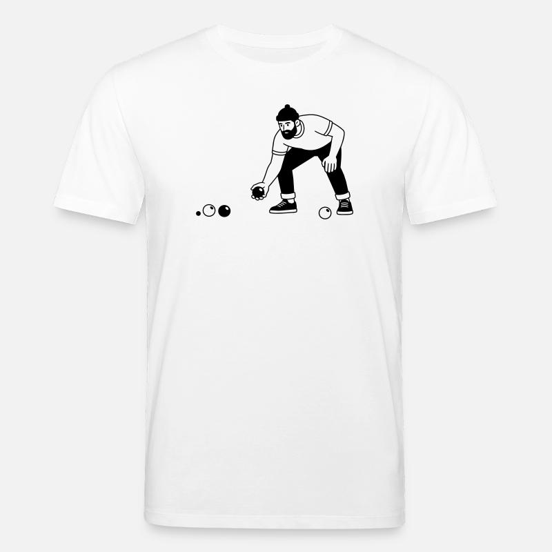 Bocce - T-shirt bio CREATOR Stanley/Stella Unisexe - blanc