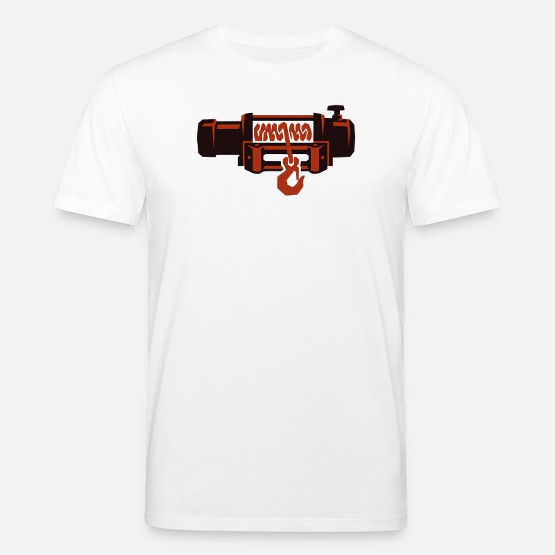 Offroad Seilwinde 4x4 Tool - Stanley/Stella Unisex Bio-T-Shirt CREATOR - Weiß