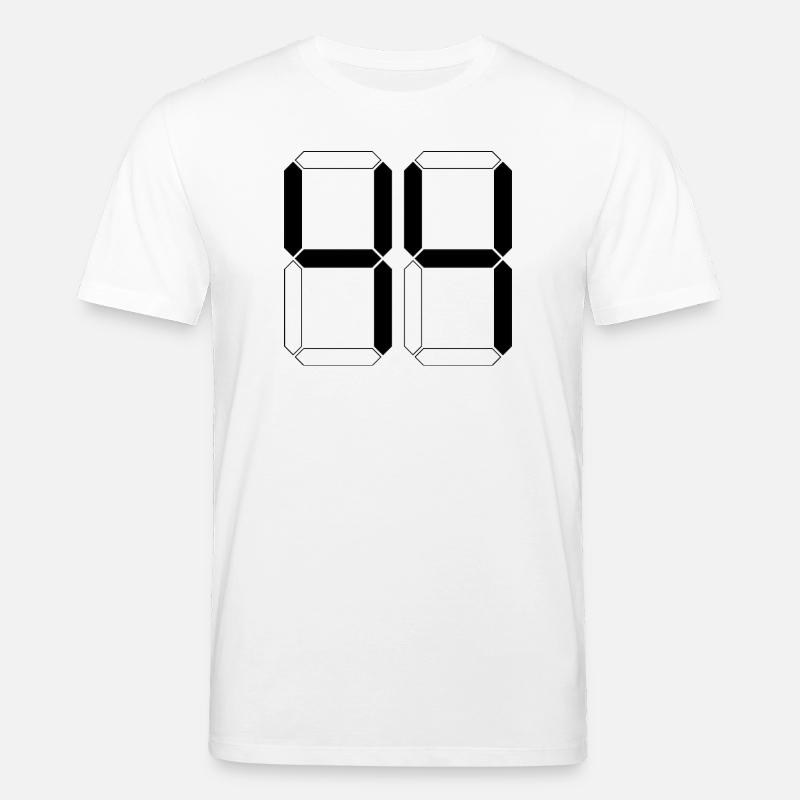NUMMER 44 Vierundvierzig Geschenk Digital - Stanley/Stella Unisex Bio-T-Shirt CREATOR - Weiß