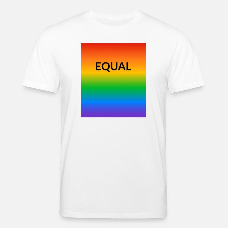 Rainbow Equal LGBT Pride Monat - Stanley/Stella Unisex Bio-T-Shirt CREATOR - Weiß