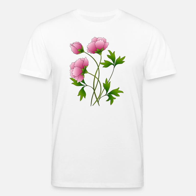 Blumen - Stanley/Stella Unisex Bio-T-Shirt CREATOR  - Weiß