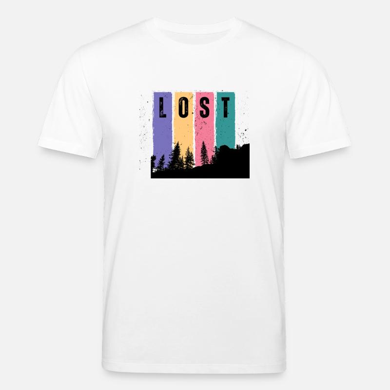 Perdu dans les bois - T-shirt bio CREATOR Stanley/Stella Unisexe - blanc
