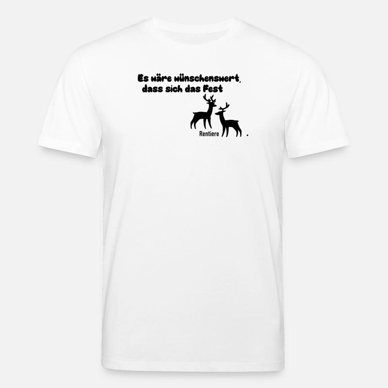 Rentiere - Stanley/Stella Unisex Bio-T-Shirt CREATOR  - Weiß