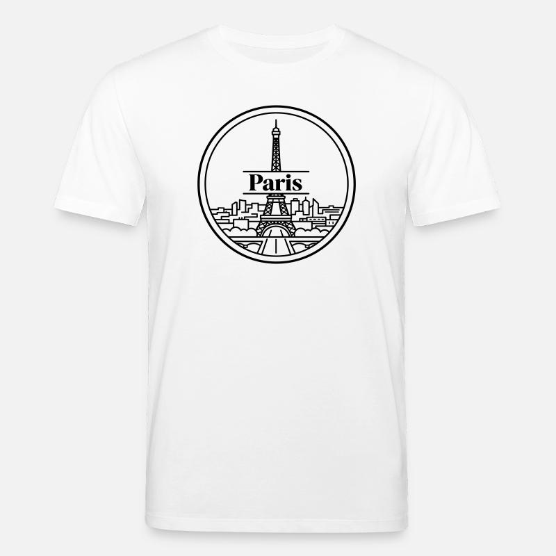 Paris - T-shirt bio CREATOR Stanley/Stella Unisexe - blanc