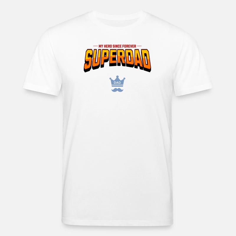 Superpapa - T-shirt bio CREATOR Stanley/Stella Unisexe - blanc