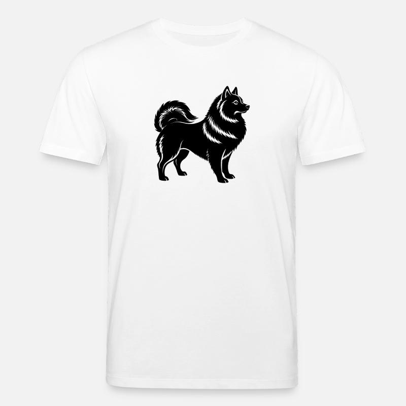 Japanischer Spitz - Stanley/Stella Unisex Bio-T-Shirt CREATOR - Weiß