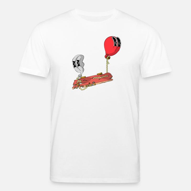 FLOATING - Stanley/Stella CREATOR Unisex Organic T-Shirt - white