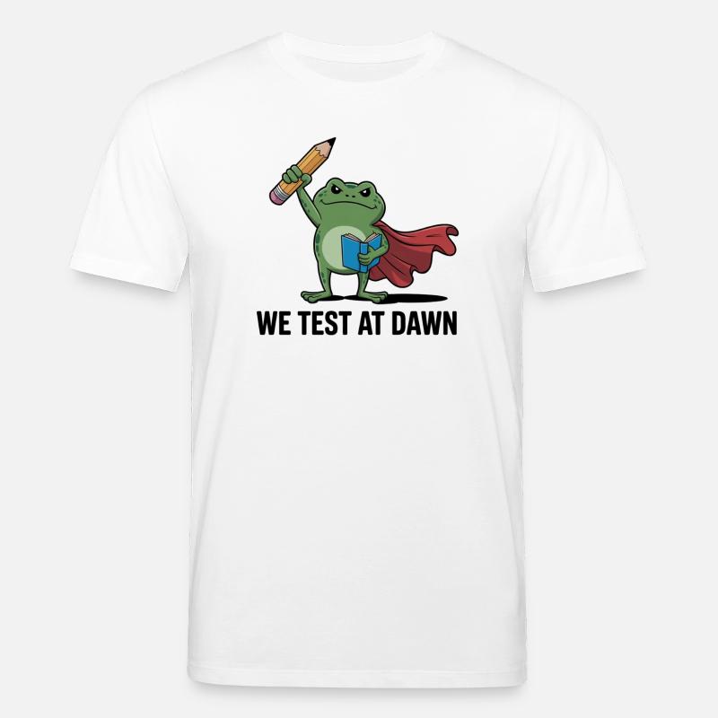 Dawn-getesteter Frosch-Superheld - Stanley/Stella Unisex Bio-T-Shirt CREATOR - Weiß