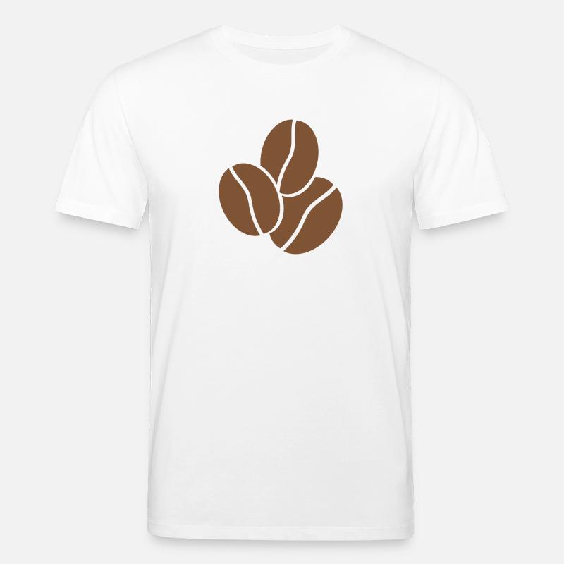 Kaffeebohnen - Stanley/Stella Unisex Bio-T-Shirt CREATOR - Weiß