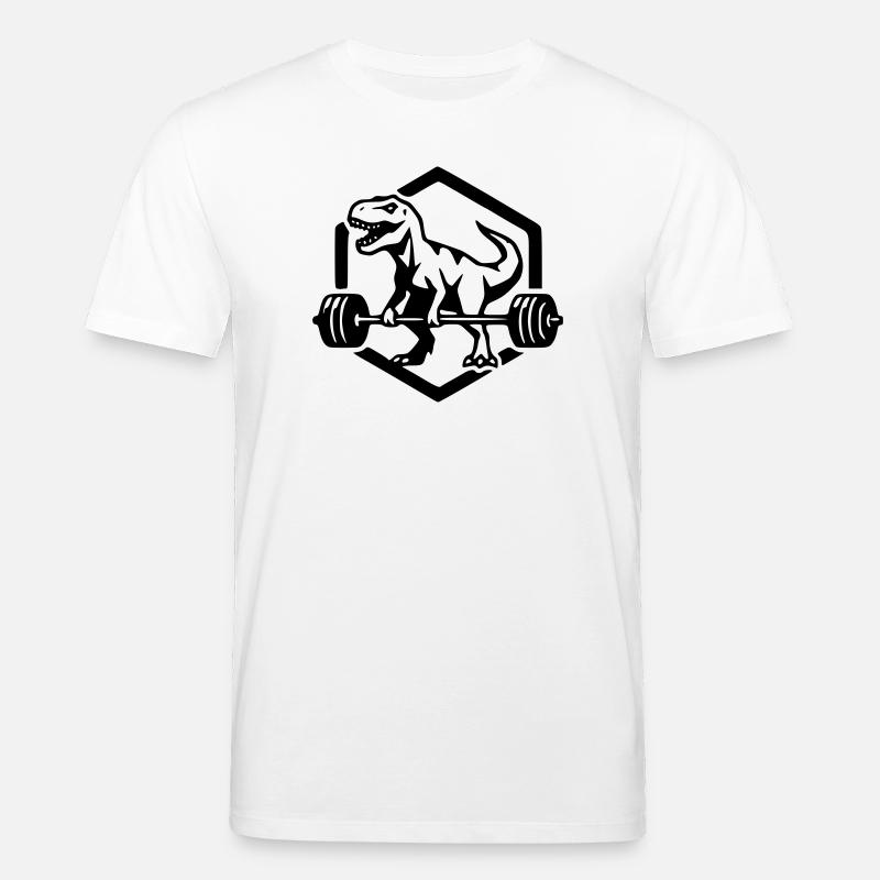 T-Rex - Stanley/Stella CREATOR Unisex Organic T-Shirt - white