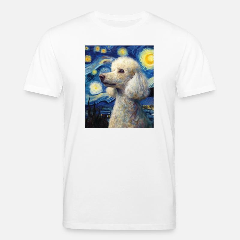 Caniche - T-shirt bio CREATOR Stanley/Stella Unisexe - blanc