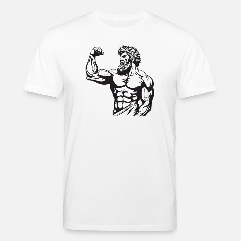 Griechischer Spartaner - Stanley/Stella Unisex Bio-T-Shirt CREATOR  - Weiß