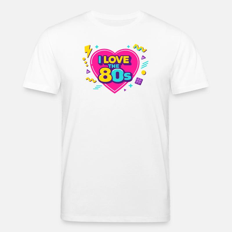 Disco Party 80er 80s - Stanley/Stella Unisex Bio-T-Shirt CREATOR - Weiß