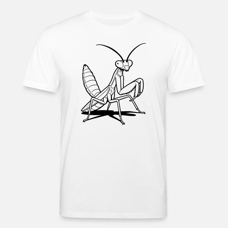 Gottesanbeterin - Stanley/Stella Unisex Bio-T-Shirt CREATOR  - Weiß