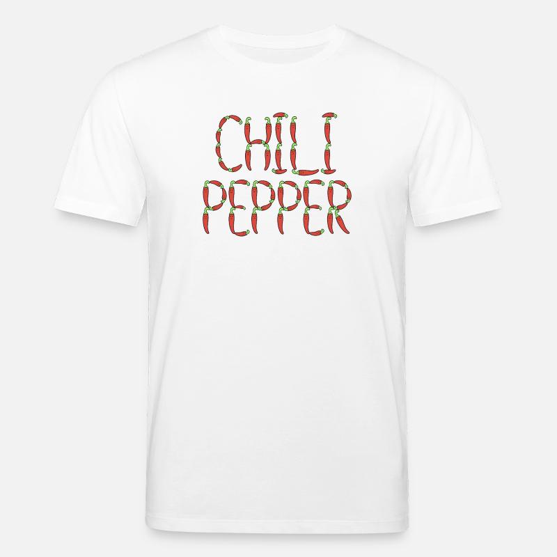 Typographie du piment - T-shirt bio CREATOR Stanley/Stella Unisexe - blanc