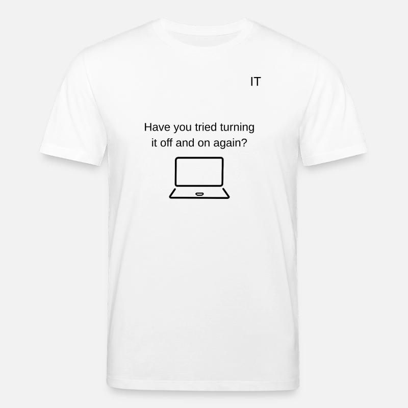 Tech support  - Stanley/Stella CREATOR Unisex Organic T-Shirt - white