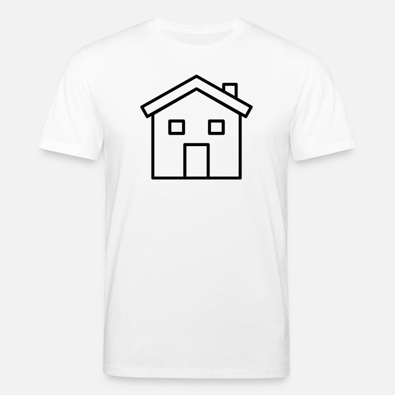 Hausumriss - Stanley/Stella Unisex Bio-T-Shirt CREATOR  - Weiß