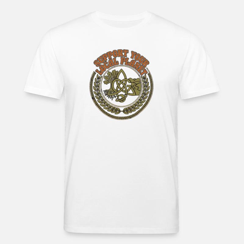 Support Your Local Planet - Stanley/Stella Unisex Bio-T-Shirt CREATOR - Weiß