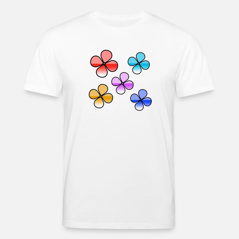 Fleur - T-shirt bio CREATOR Stanley/Stella Unisexe - blanc