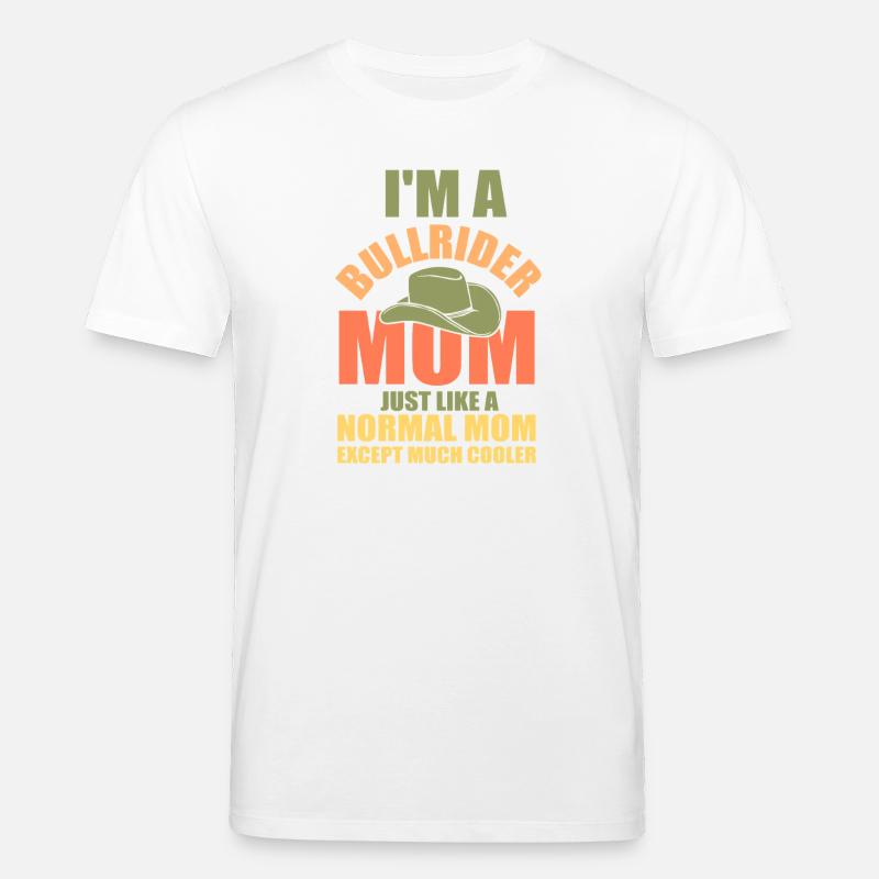 cowboy western rodeo mutter mama reiten - Stanley/Stella Unisex Bio-T-Shirt CREATOR - Weiß