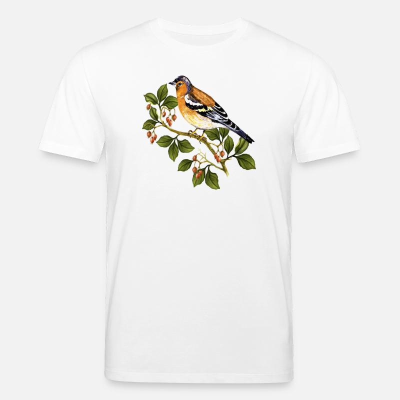 Bunter Vogel - Stanley/Stella Unisex Bio-T-Shirt CREATOR - Weiß
