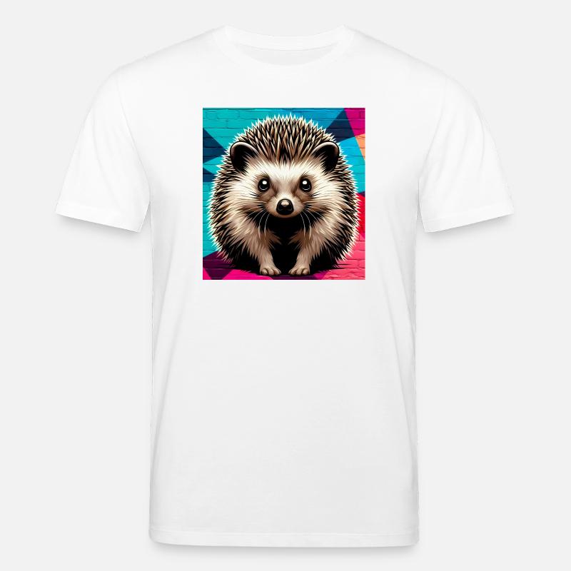 Igel - Stanley/Stella Unisex Bio-T-Shirt CREATOR  - Weiß