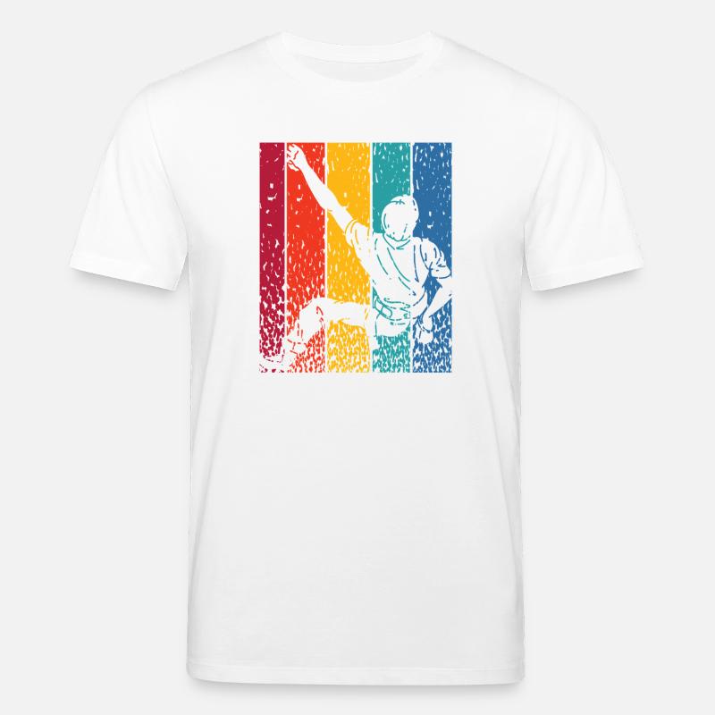 Bloc de bloc de Boulderer - T-shirt bio CREATOR Stanley/Stella Unisexe - blanc